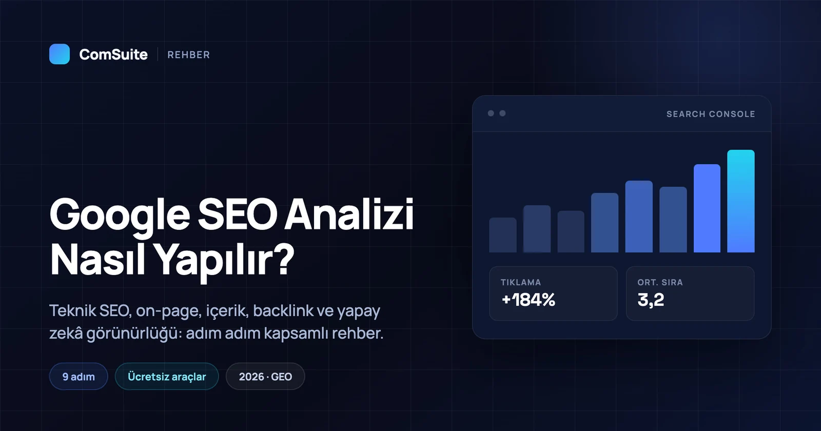 Google SEO Analizi Nasıl Yapılır? Adım Adım Kapsamlı Rehber (2026)